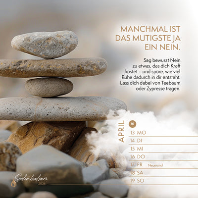 Tischkalender "Seelenbalsam · Essenzielle Lebensfreude 2026"