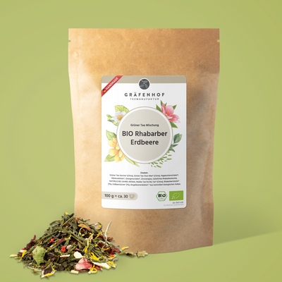BIO Rhabarber Erdbeere · 100 g lose