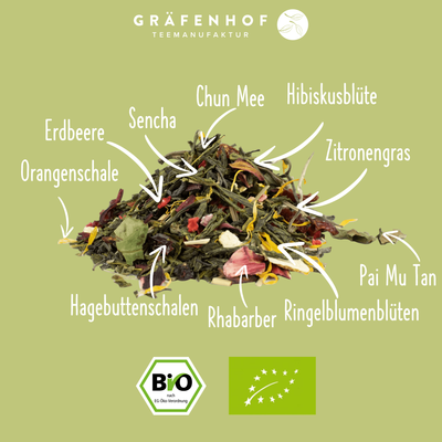 BIO Rhabarber Erdbeere · 100 g lose