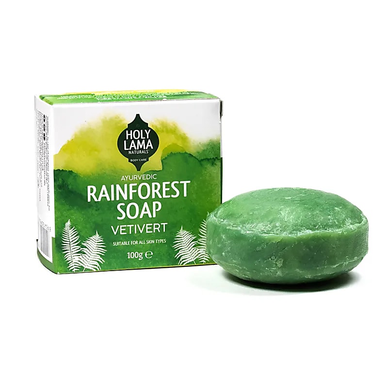 Ayurvedische Seife "Rainforest" mit Vetiver