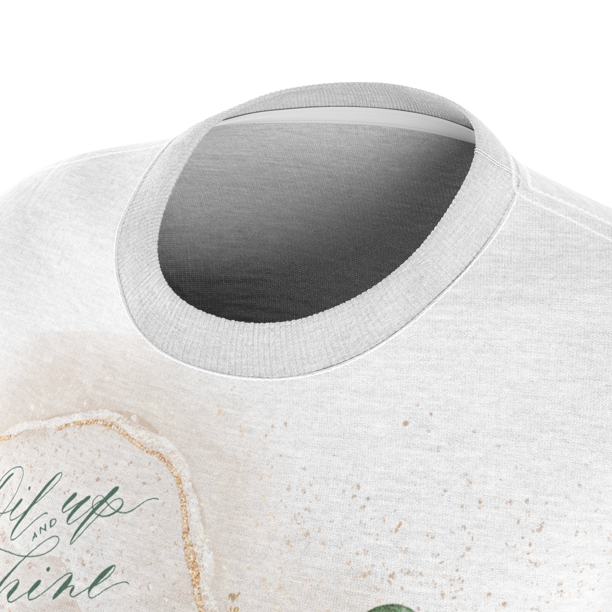 Einzelstück 🍀 Ladies T-Shirt "Oil up and shine" tailliert Gr. L