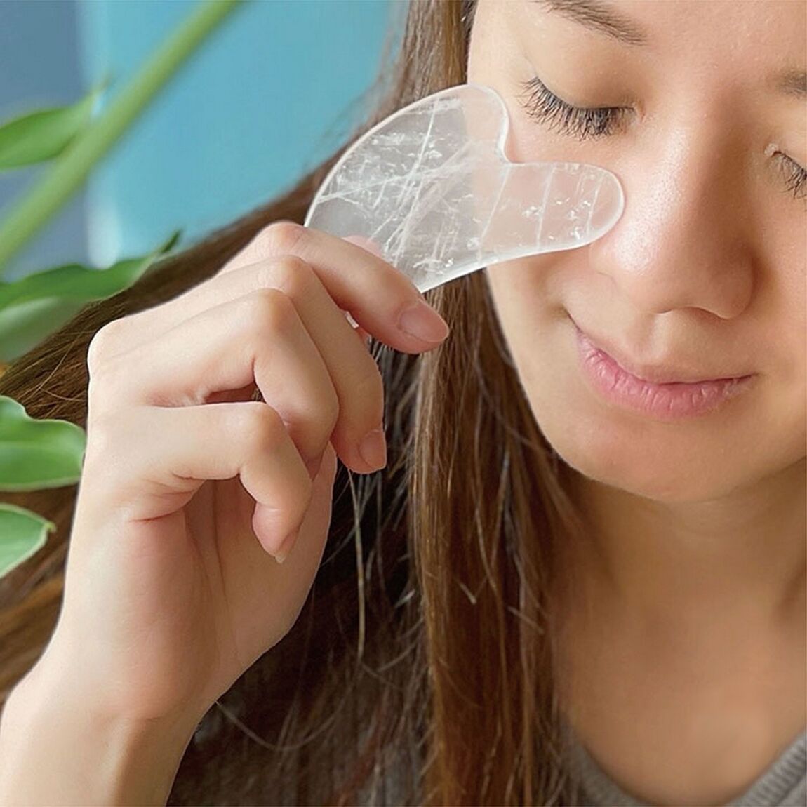 Bergkristall Gua Sha