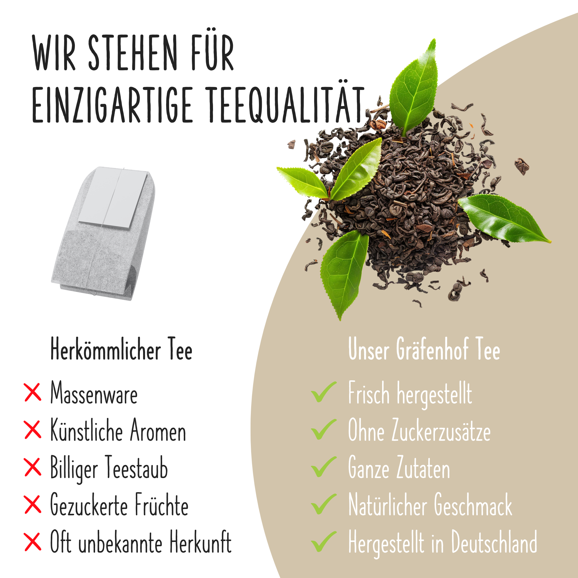 BIO Schwarztee Tonka Zimt Mandarine · 100 g lose