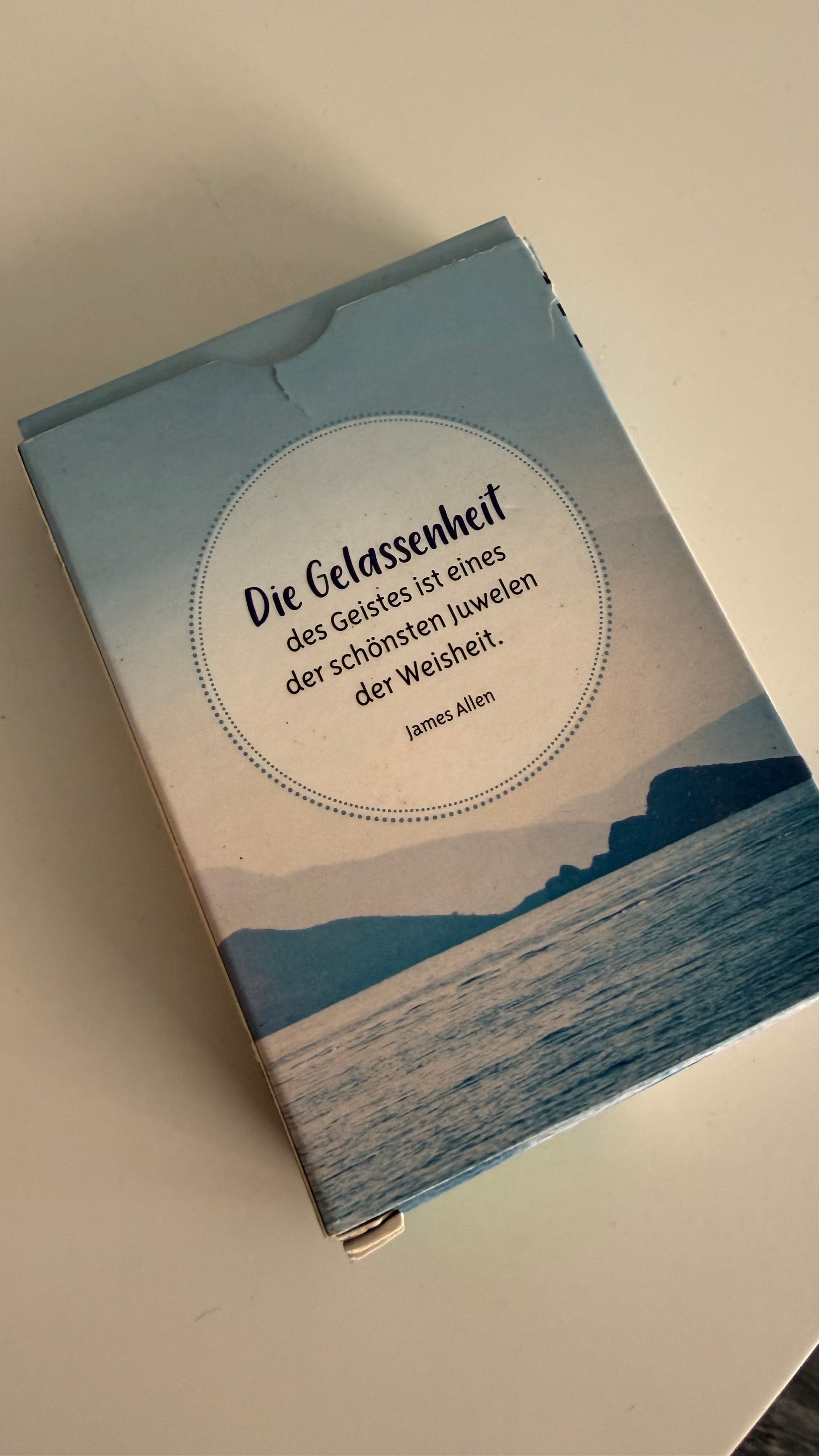 Beschädigte Verpackung 📦 Gelassenheit für dich · 50 Kärtchen für mehr Leichtigkeit