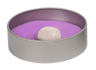 Omm for you · Zen-Knete mit Rosenquarz · violett