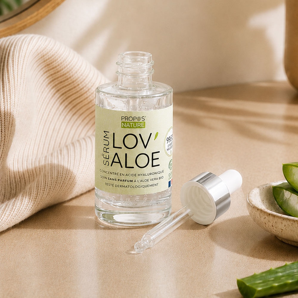 Lov'Aloe · Bio Hyaluron-Serum mit Aloe Vera · 3 % Hyaluronsäure
