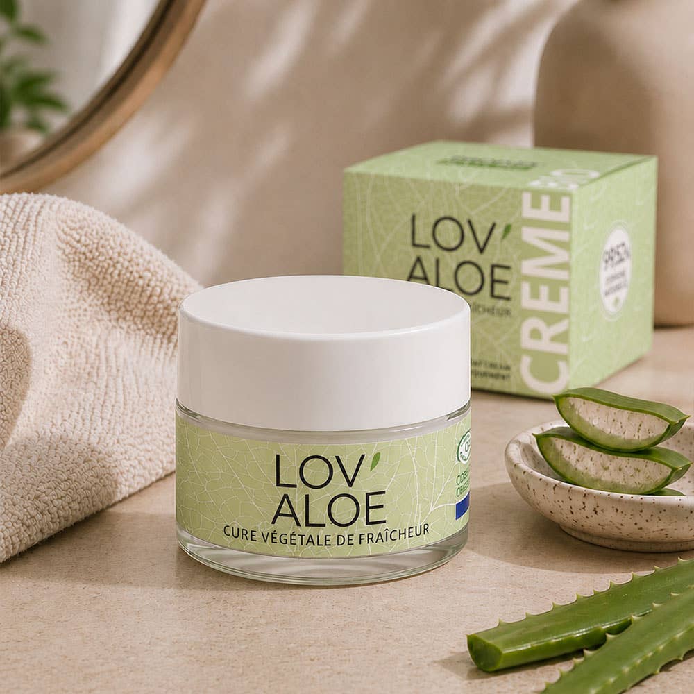 Lov'Aloe Bio-Creme · Aloe Vera · feuchtigkeitsspendend · 50 ml