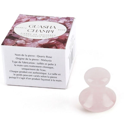Rosenquarz Gua Sha "Champi"