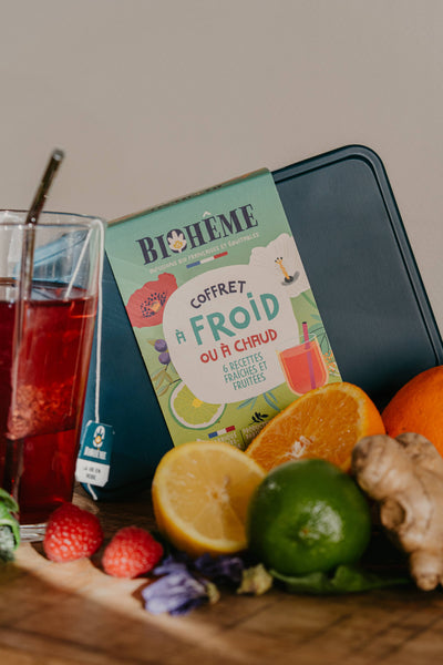 INFUSION Probierbox · Bio-Kräuter- & Früchtetees für den Kaltaufguss (60 Teebeutel)
