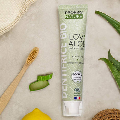 Bio-Zahnpasta "Lov'aloe" mit Aloe Vera & Zitrone · Fluoridfrei