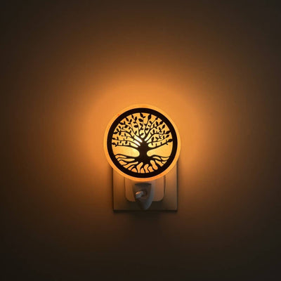 Salzlampe & Nachtlicht "Baum des Lebens" mit Stecker