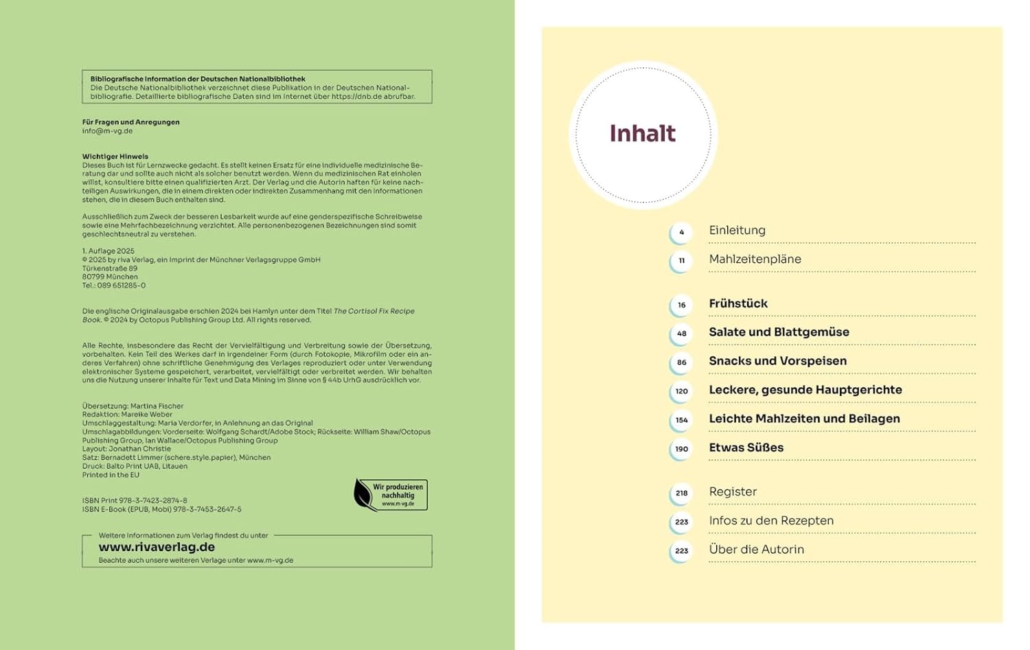 Cortisol-Balance-Kochbuch