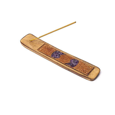Räucherstäbchenhalter "Heilende Hände" Amethyst