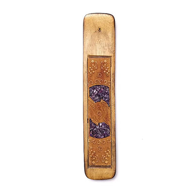 Räucherstäbchenhalter "Heilende Hände" Amethyst