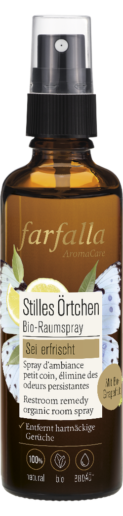 Sei erfrischt · Bio-Raumspray "Stilles Örtchen"