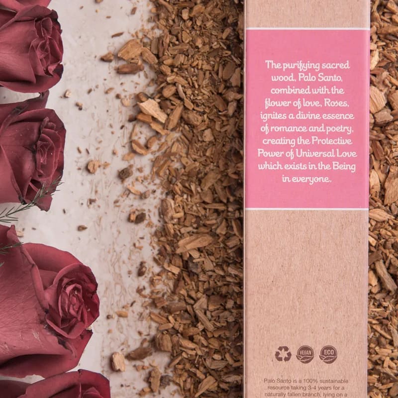 Räucherwerk Palo Santo & Rose