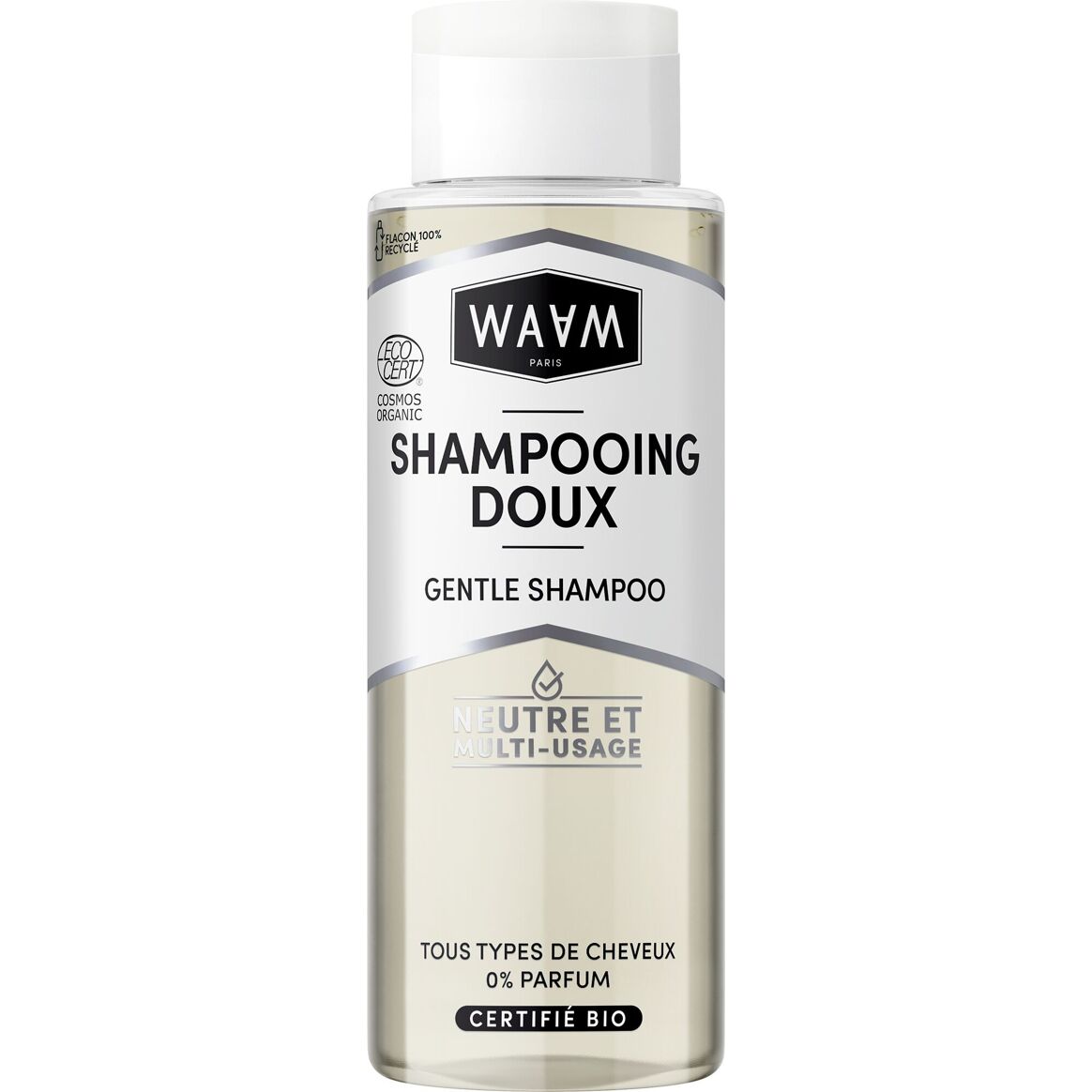 Sanftes, parfümfreies BIO-Shampoo · Shampooing doux BIO