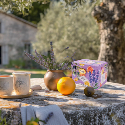 Bio-Kräutertee "Provence" in dekorativer Metallbox
