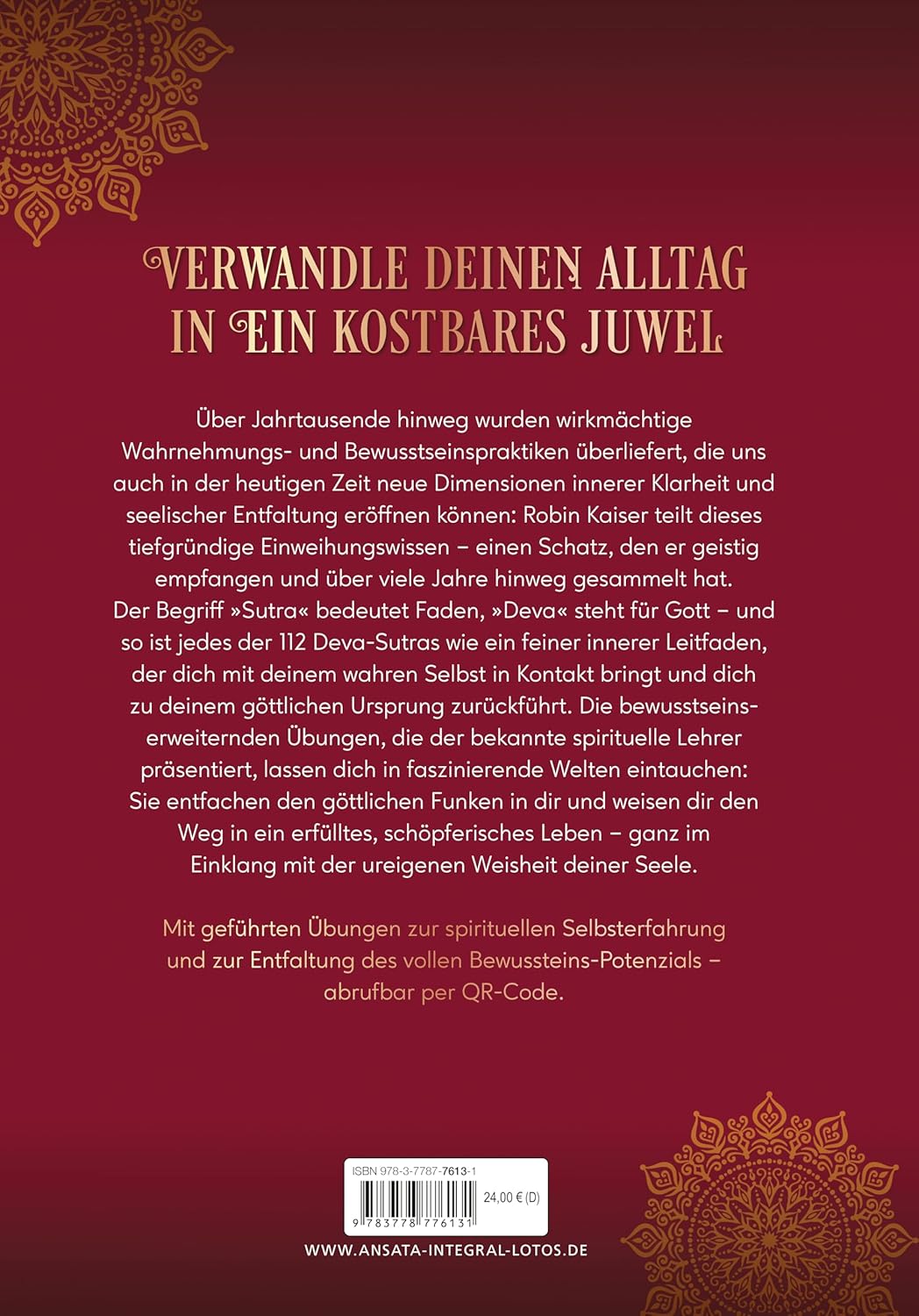 Robin Kaiser · Deva Sutra · Erwecke deine göttliche Schöpferkraft