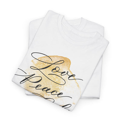 Unisex T-Shirt "Love, Peace & Oils"