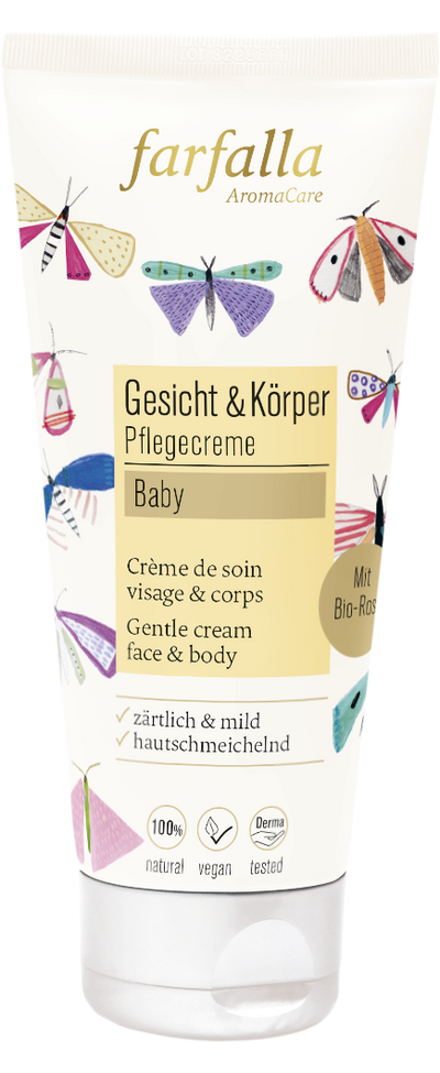 Zärtliche Pflegecreme Gesicht & Körper · Baby · Rose
