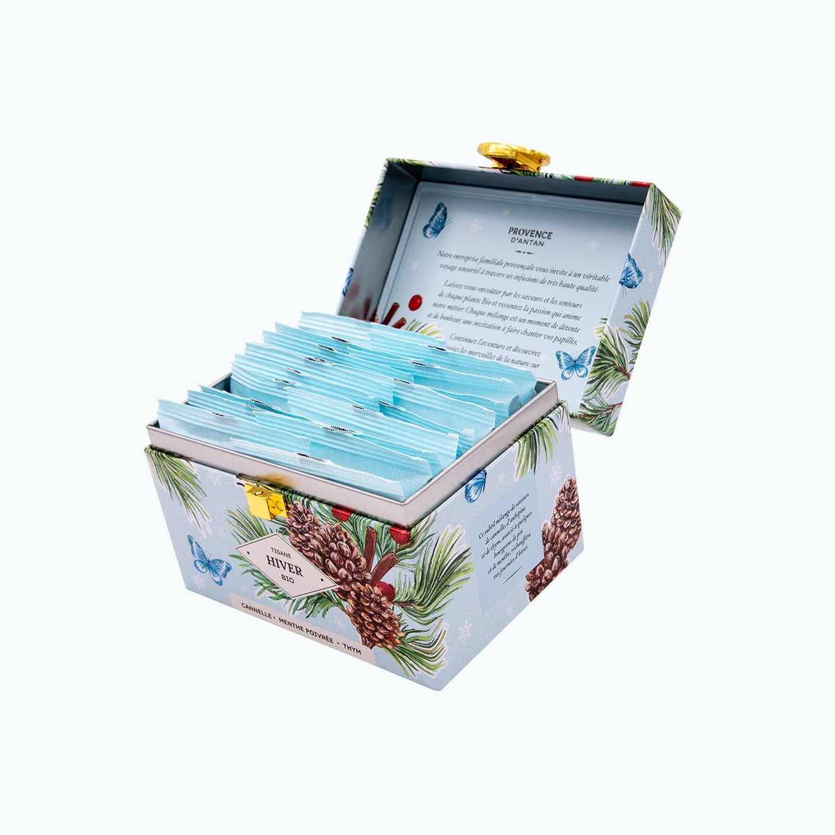 Bio-Wintertee "Tisane Hiver" in dekoraktiver Metallbox