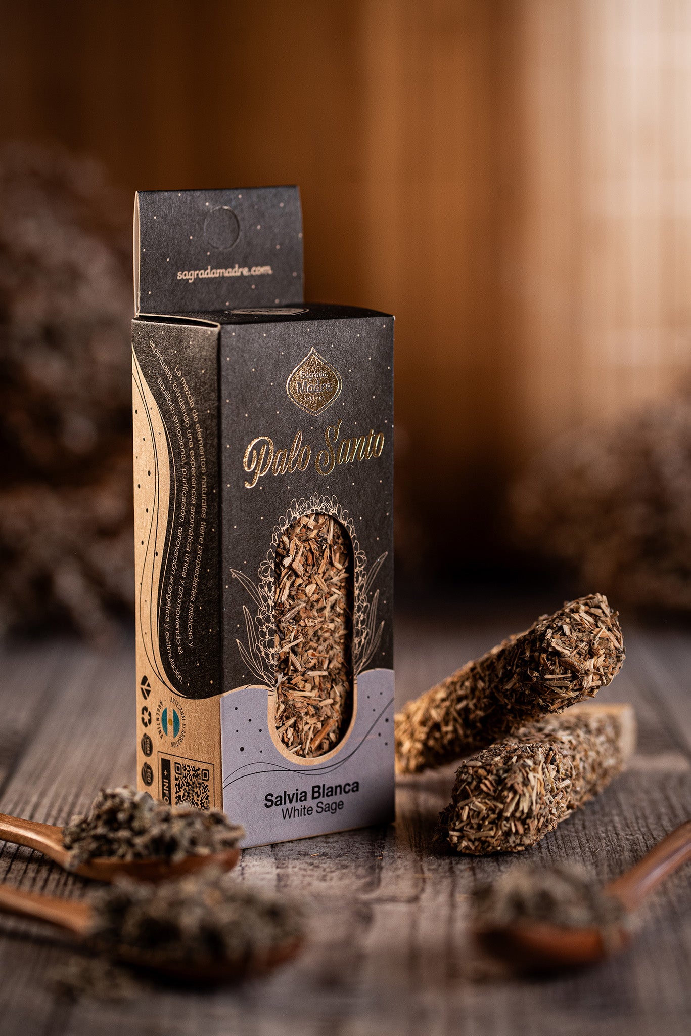 Palo Santo Stick mit weißem Salbei