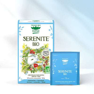 Bio-Kräutertee „Serenite“ - mit Verbene, Kamille, Lavendel & Rose
