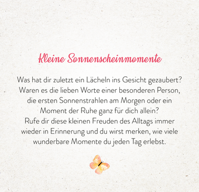 365 Tage Sonne im Herzen