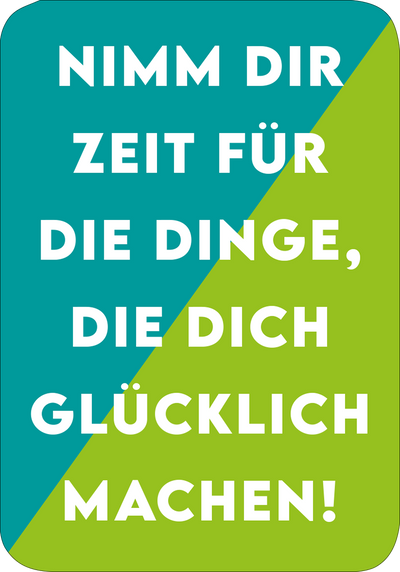 Positive Psychologie · 50 Kärtchen für glückliche Gedanken