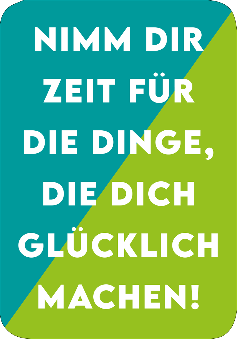 Positive Psychologie · 50 Kärtchen für glückliche Gedanken