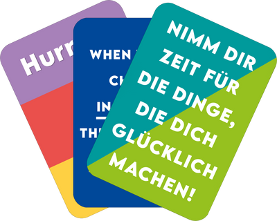 Positive Psychologie · 50 Kärtchen für glückliche Gedanken