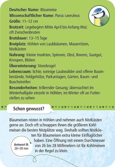 Expedition Natur · 50 heimische Vögel