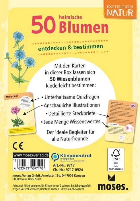 Expedition Natur · 50 heimische Blumen