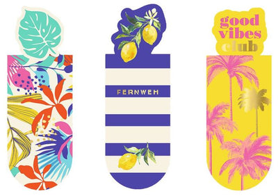 3er-Set Magnetlesezeichen Fernweh