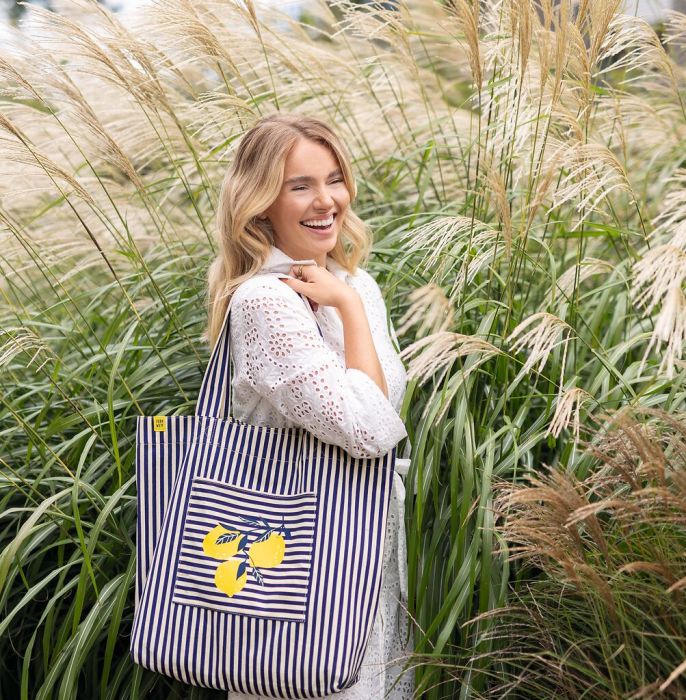 Fernweh XL Shopper "Lemon"