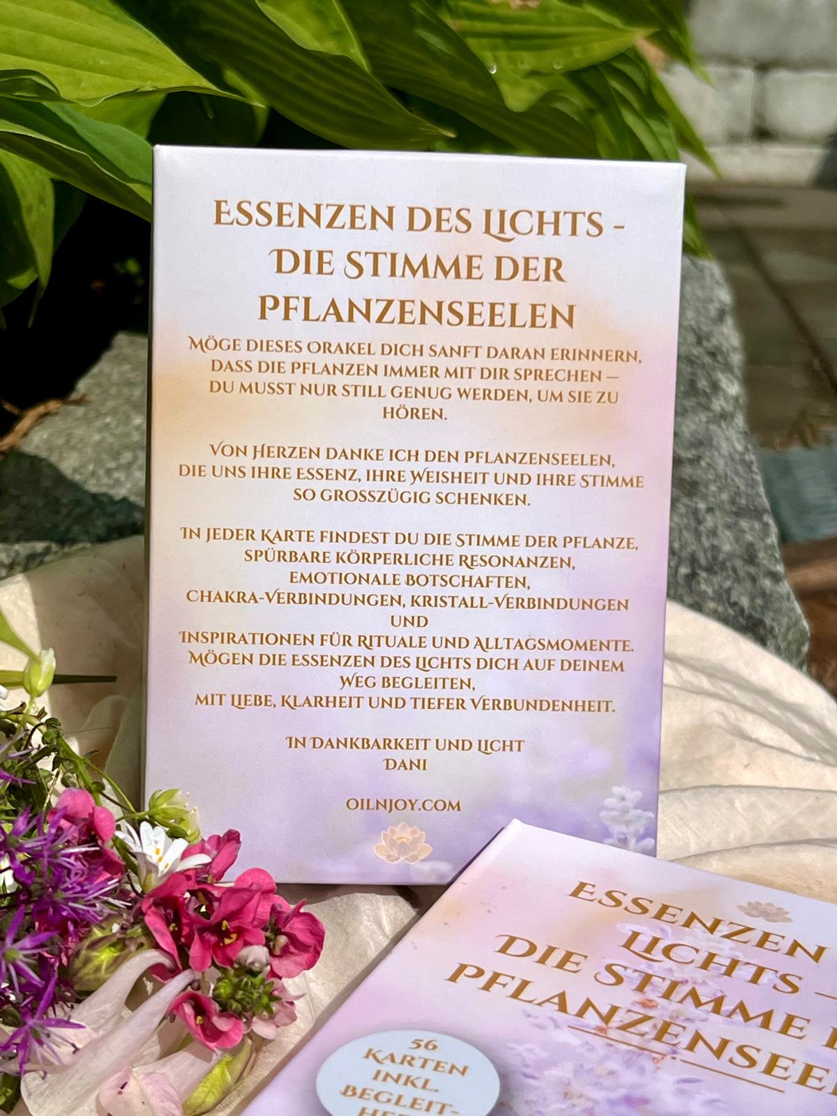 Kartenset "Essenzen des Lichts · Die Stimme der Pflanzenseelen"