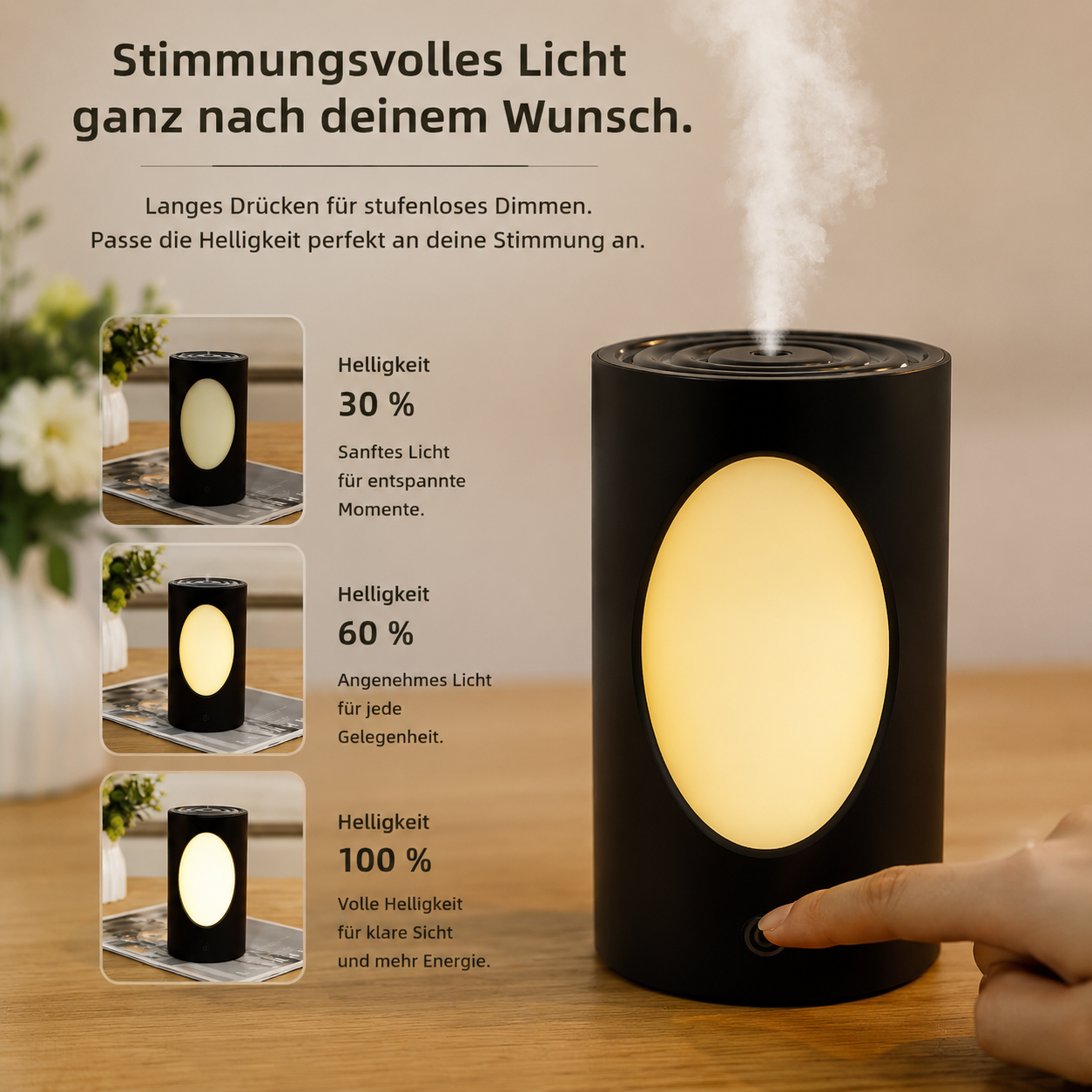 Ultraschall-Diffuser LUMO