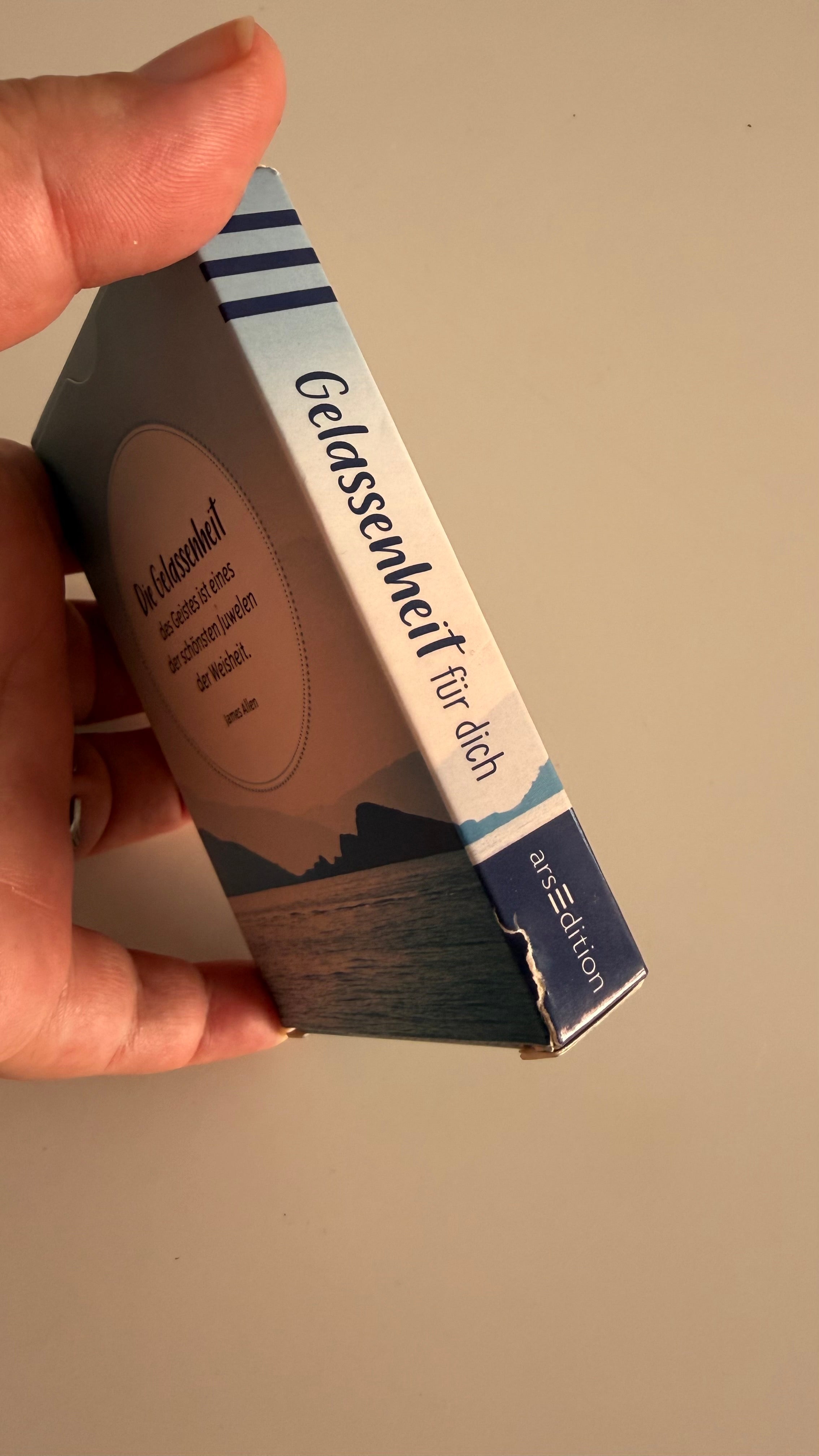 Beschädigte Verpackung 📦 Gelassenheit für dich · 50 Kärtchen für mehr Leichtigkeit