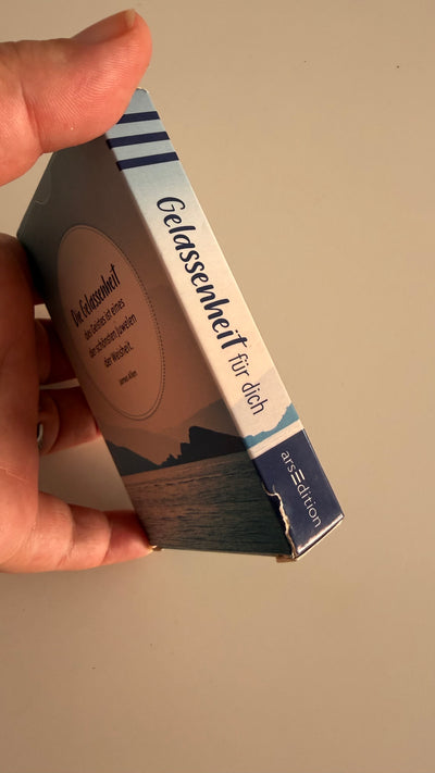 Beschädigte Verpackung 📦 Gelassenheit für dich · 50 Kärtchen für mehr Leichtigkeit