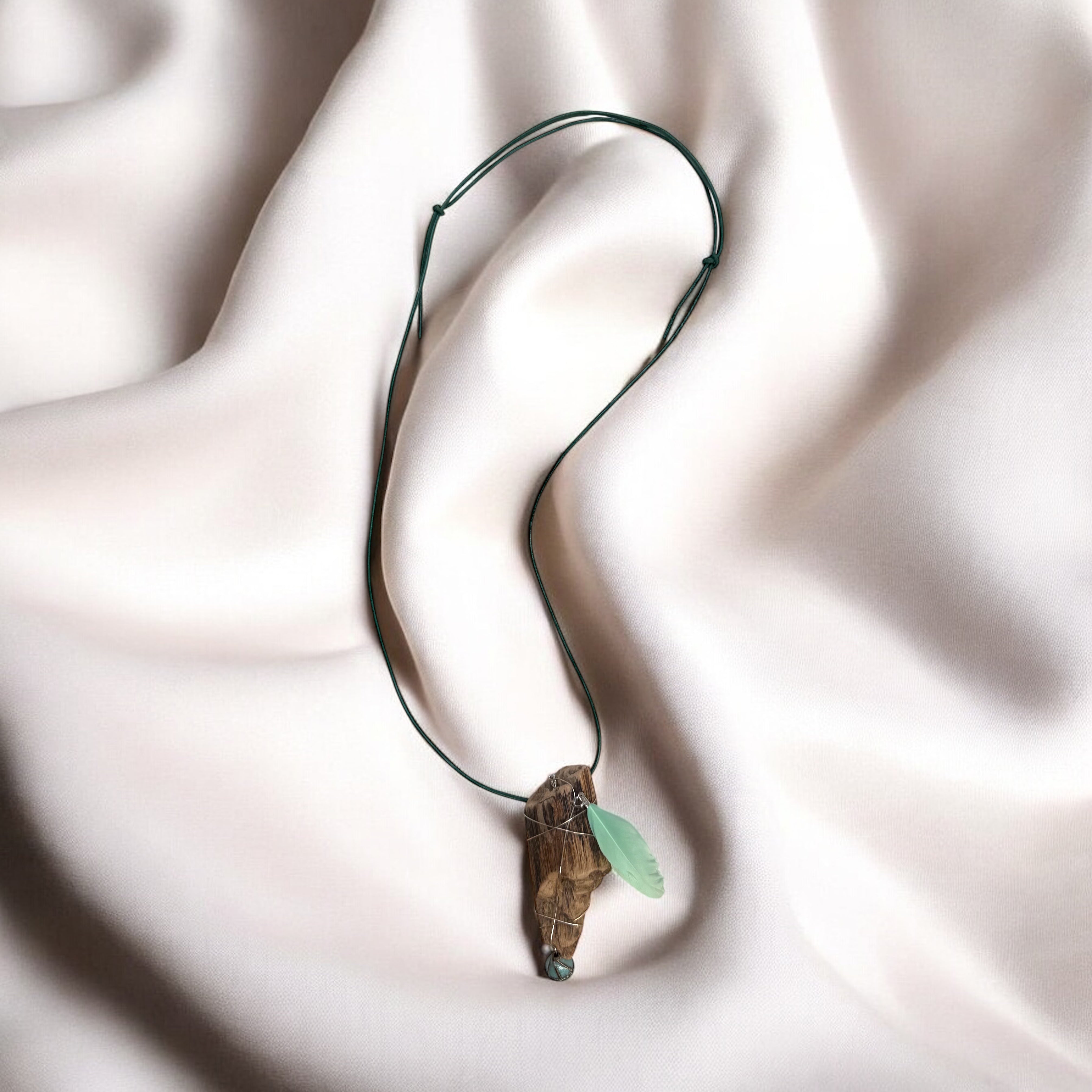 Apfelholz-Diffuser-Kette "Elena"