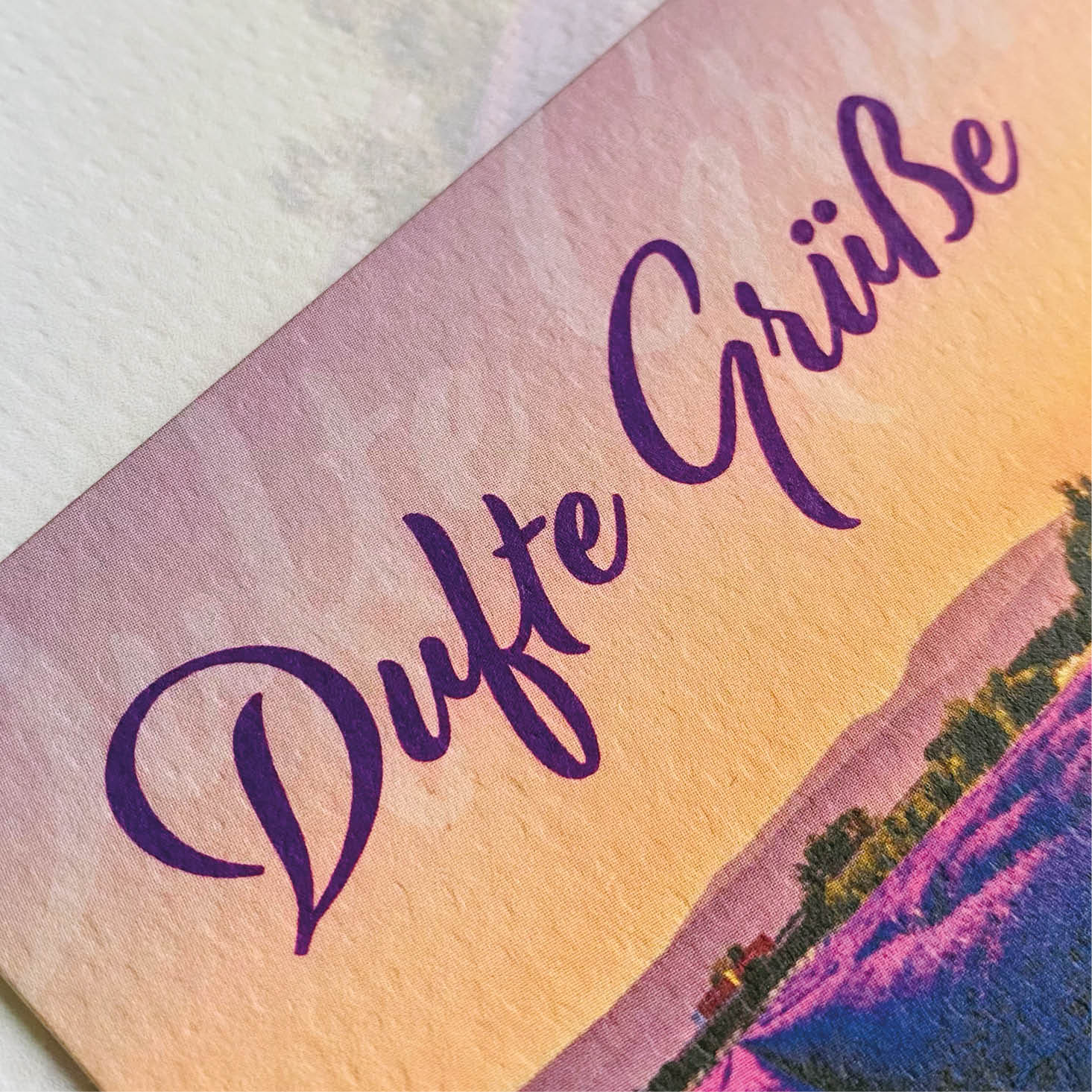 Postkarte "Dufte Grüße Macron" im 10er-Set