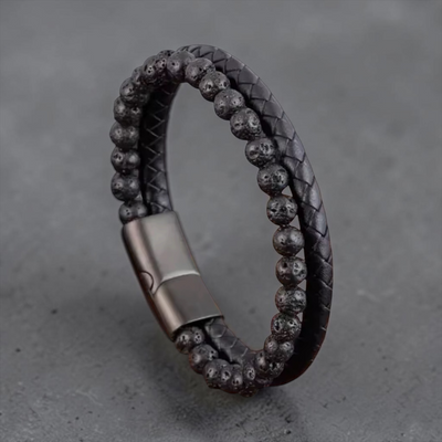Diffuser-Armband "Nero" für Männer