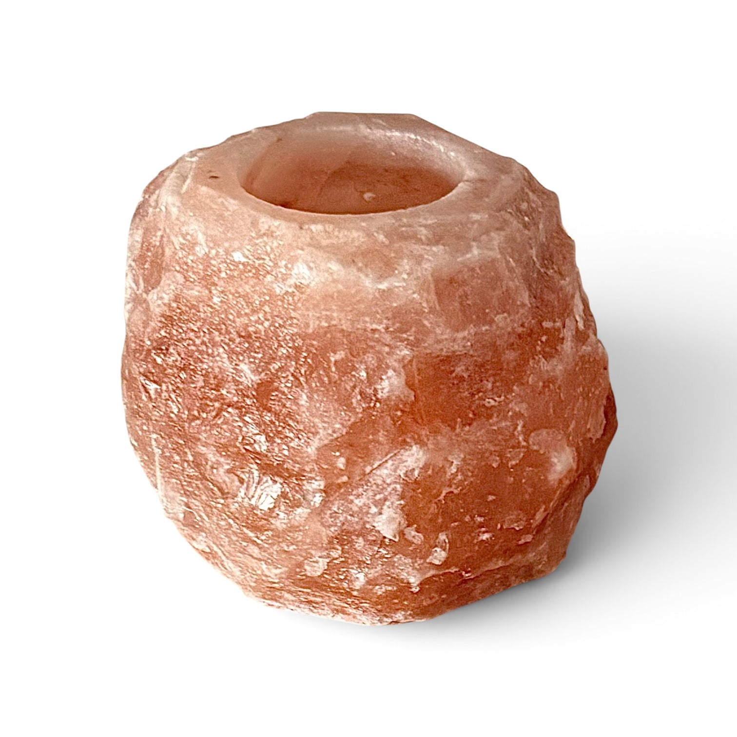 Himalaya-Salz-Kerzenhalter SOLIS groß
