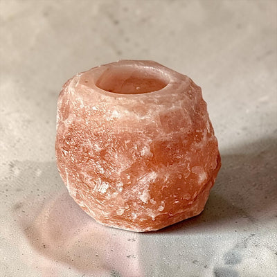 Himalaya-Salz-Kerzenhalter SOLIS groß