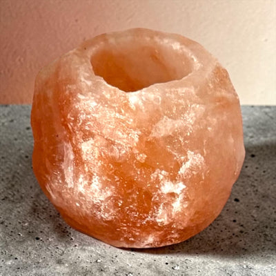 Himalaya-Salz-Kerzenhalter SOLIS klein