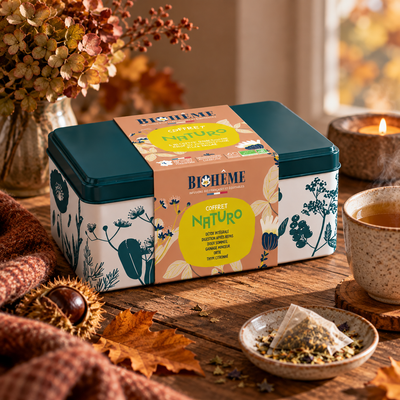 Biohême Naturo · 60 Bio-Kräutertees in der Geschenkbox