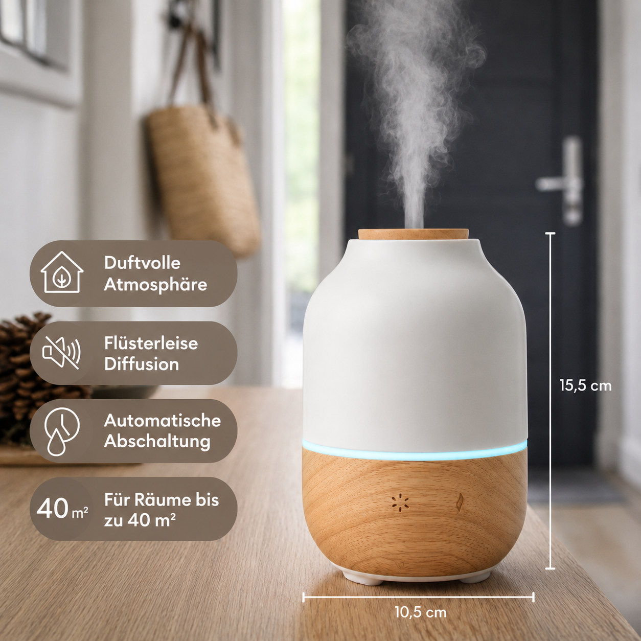 Ultraschall-Diffuser "Purisia"