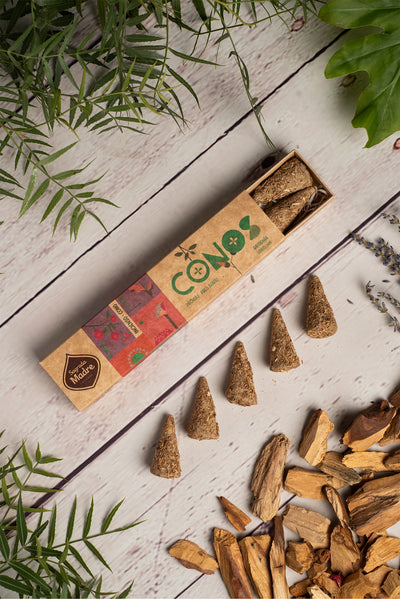 Räucherkegel · Patchouli & Palo Santo