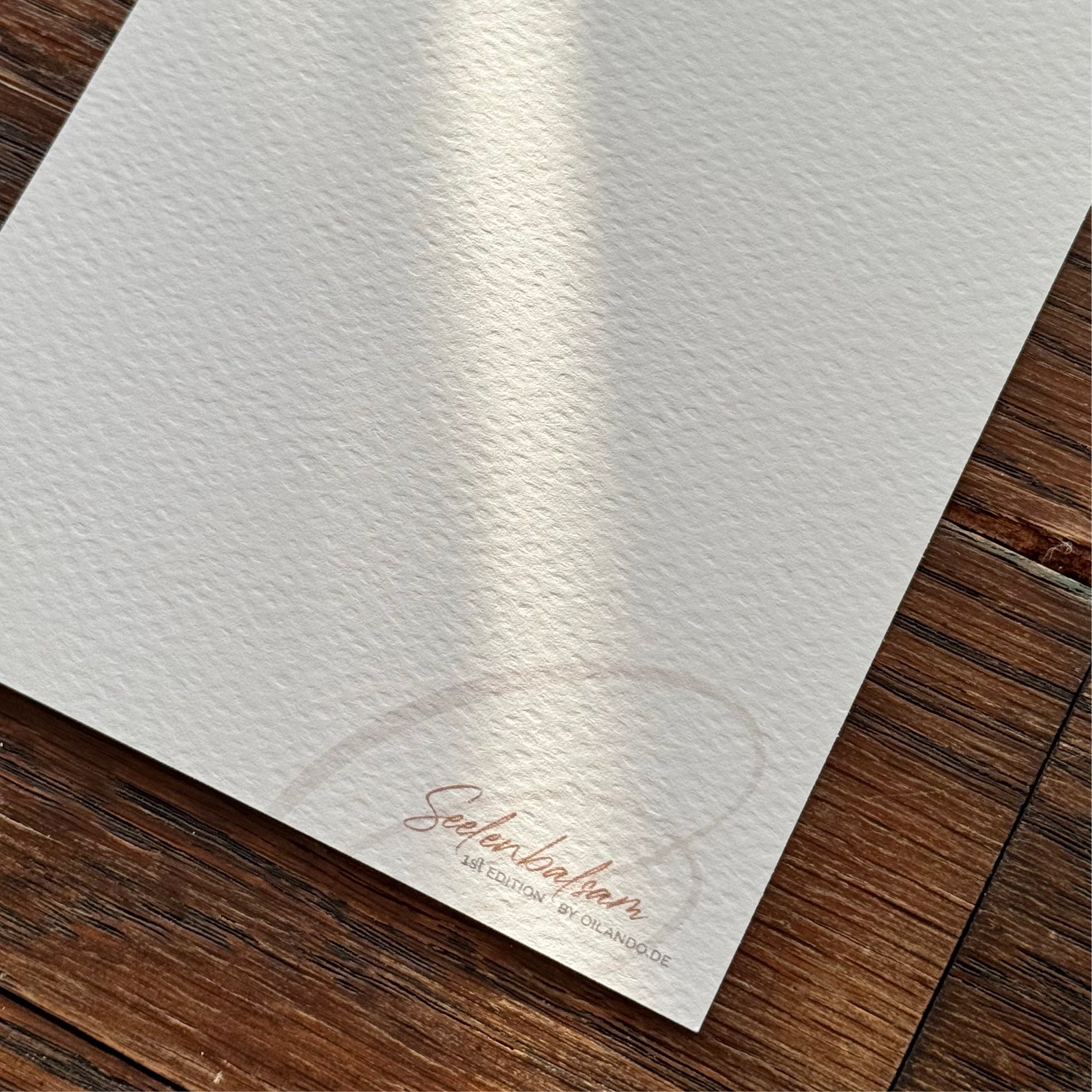 Seelenbalsam · Die Oilando-Postkartenkollektion · 1st Edition